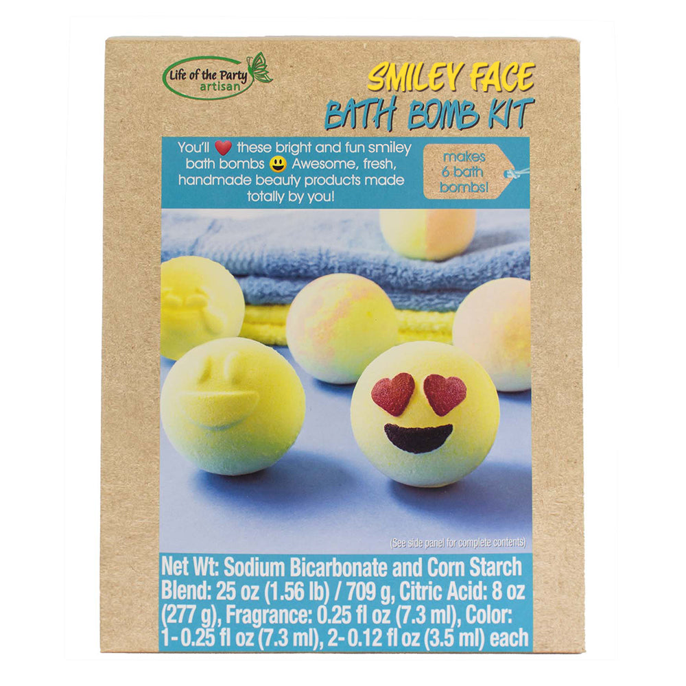 Smiley Face Bath Bomb Kit