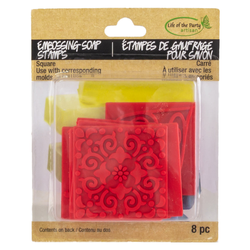 Soap Embossing Stamp Asst. (8/pk.) Square