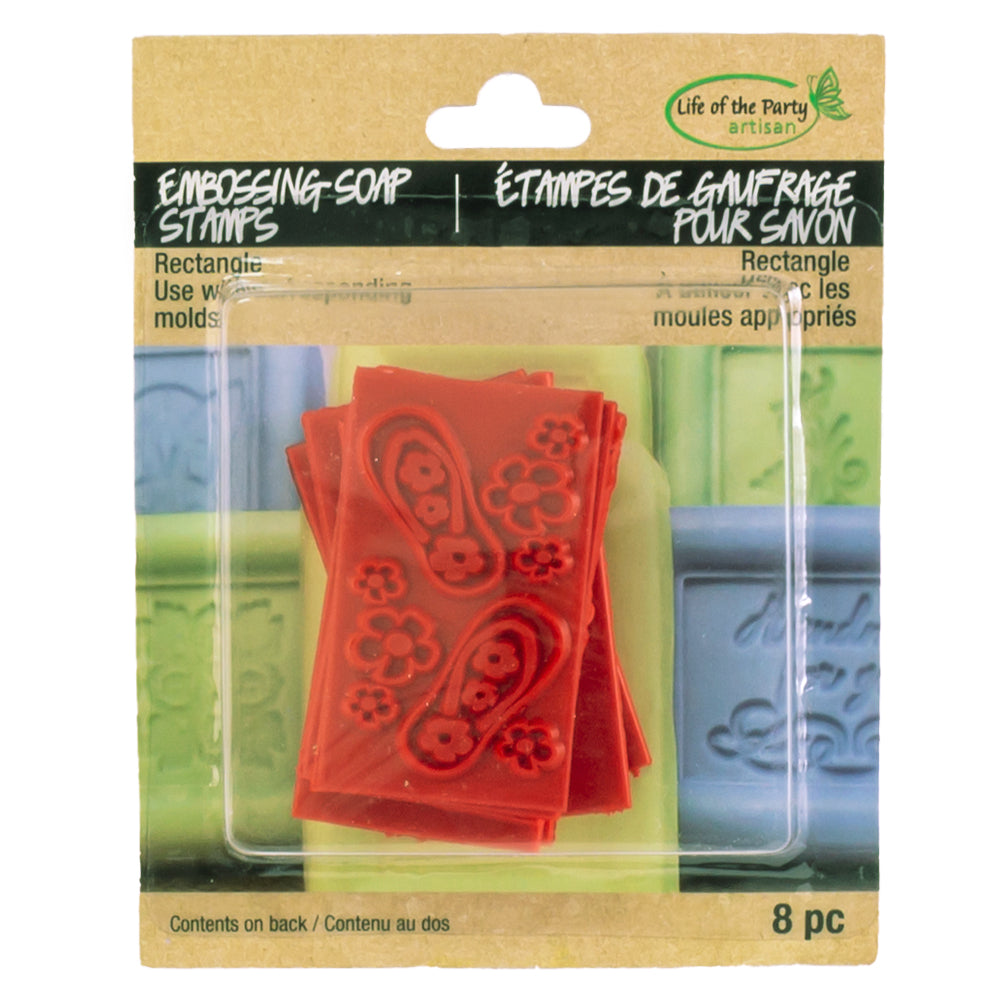 Embossing Soap Stamps (8/pk.)  Rectangle